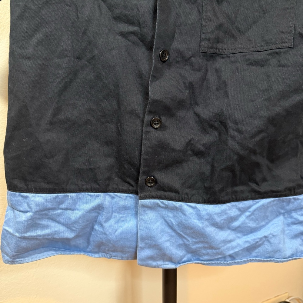 Ami Black and Blue Button-Up Shirt - Picture 2 of 7
